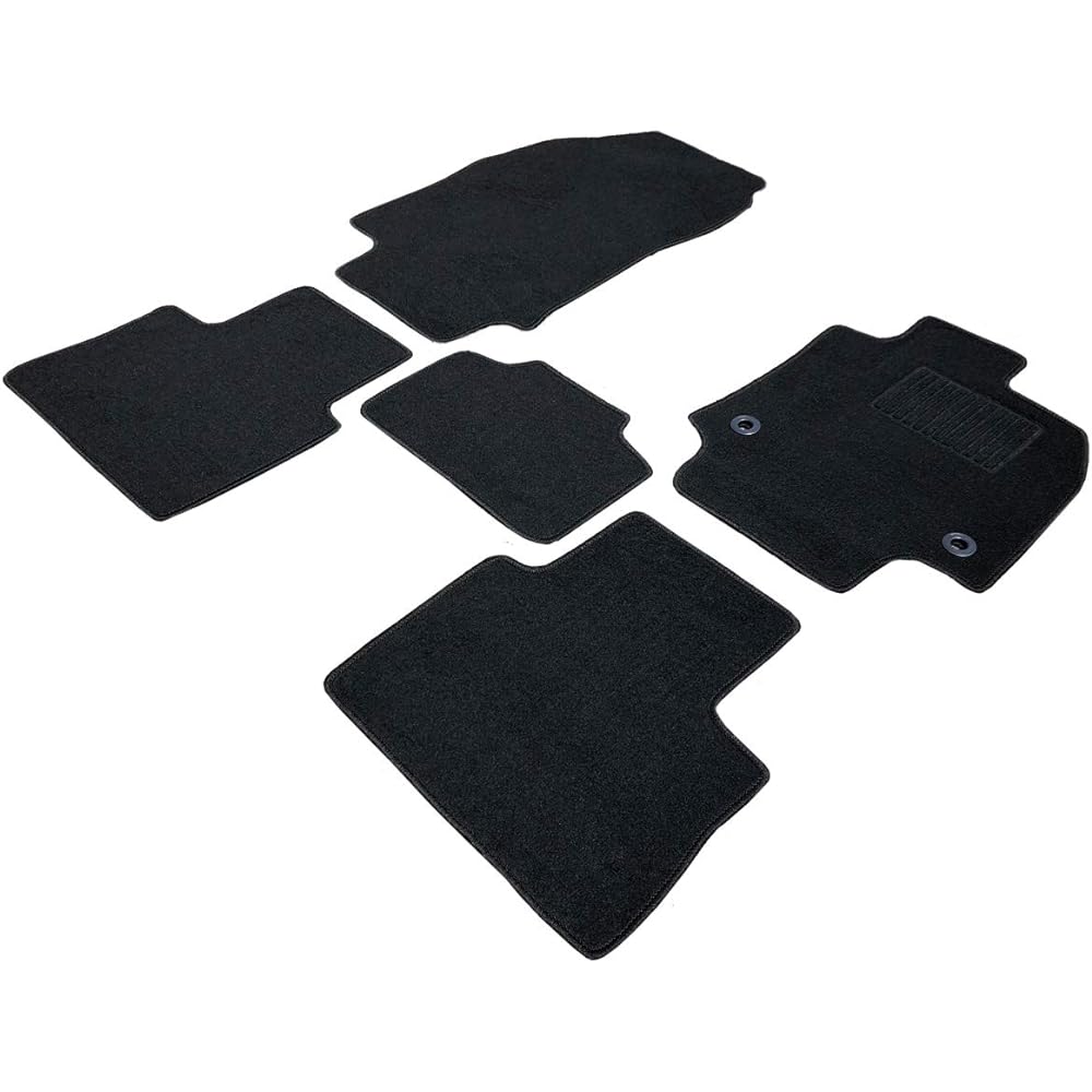Fenice Car Mat Floor Mat Domestic Production (Toyota Harrier 80 Series) <For Hybrid Vehicles> Black Non-Slip Shape Resistant to Slip Car Mat (Car Parts Specialty Store)