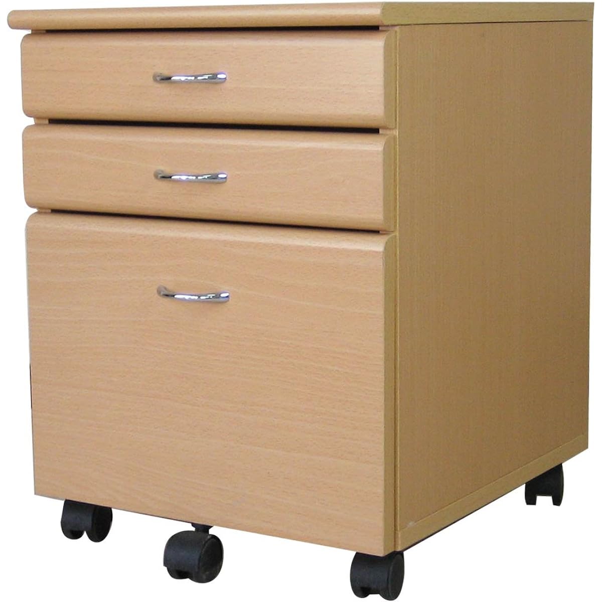 Kuroshio System Desk 120 Chest with Casters 2-2 Natural Width 38.5cm Chest Single Item (2-1 Desk Sold Separately)
