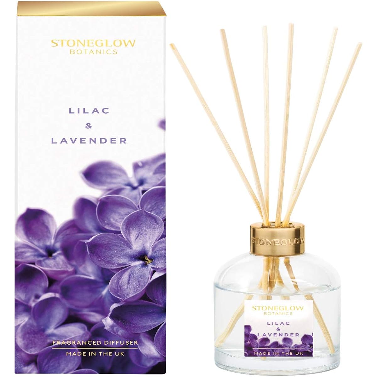 Euro Japan Elegance STONEGLOW Diffuser 150ml Lilac & Lavender