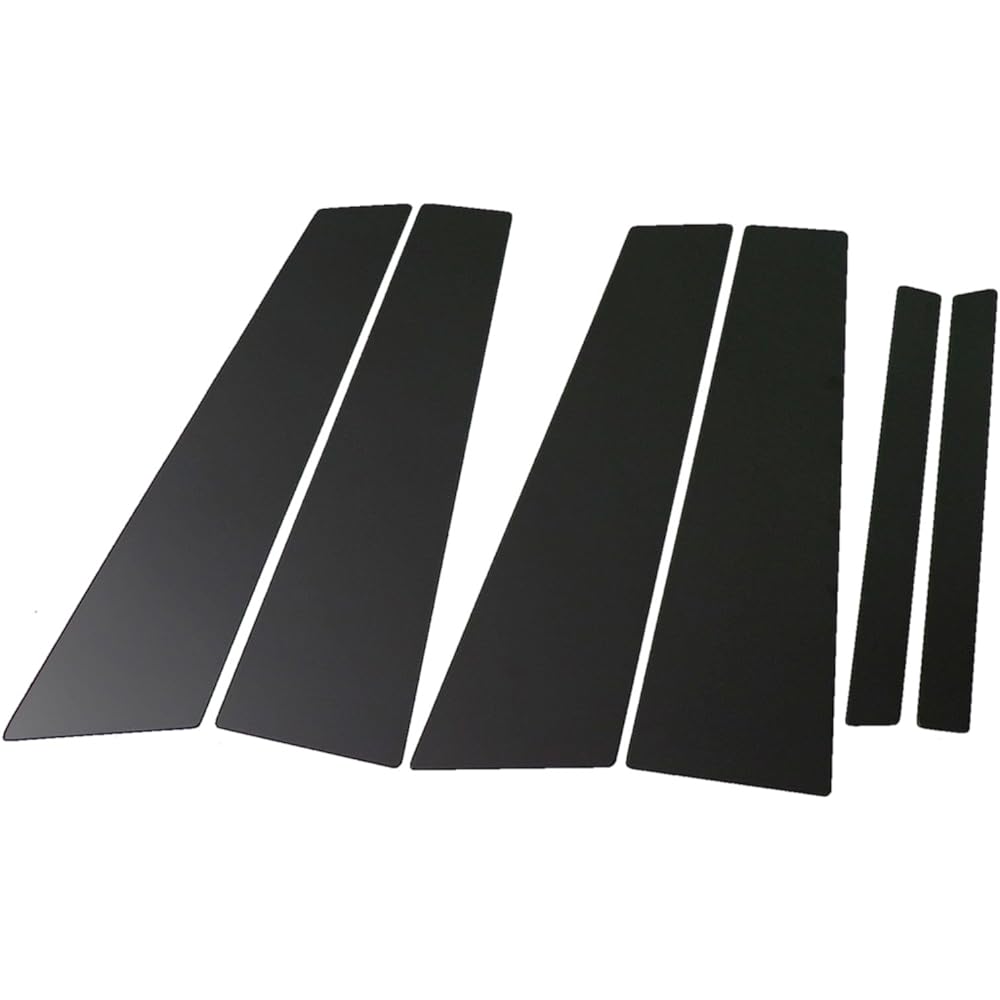 BRIGHTZ Lexus LS460 LS460L LS600h LS600hL UVF45 UVF46 USF40 USF41 USF45 USF46 Super Mirror Stainless Steel Black Plated Pillar Panel Visor Useful 6PC [PIL-BLA-028] LEXUS LS 460 460L 600h 600hL 460 600 11087