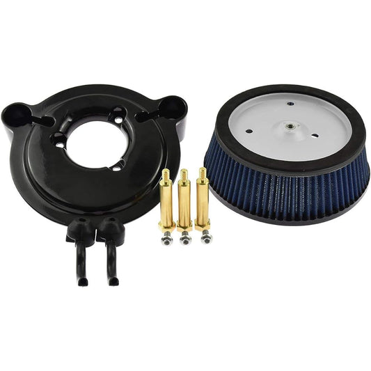 YHMTIVTU Motorcycle Air Filter Cleaner Kit Big Sucker for Harley Softtail Dyna Touring