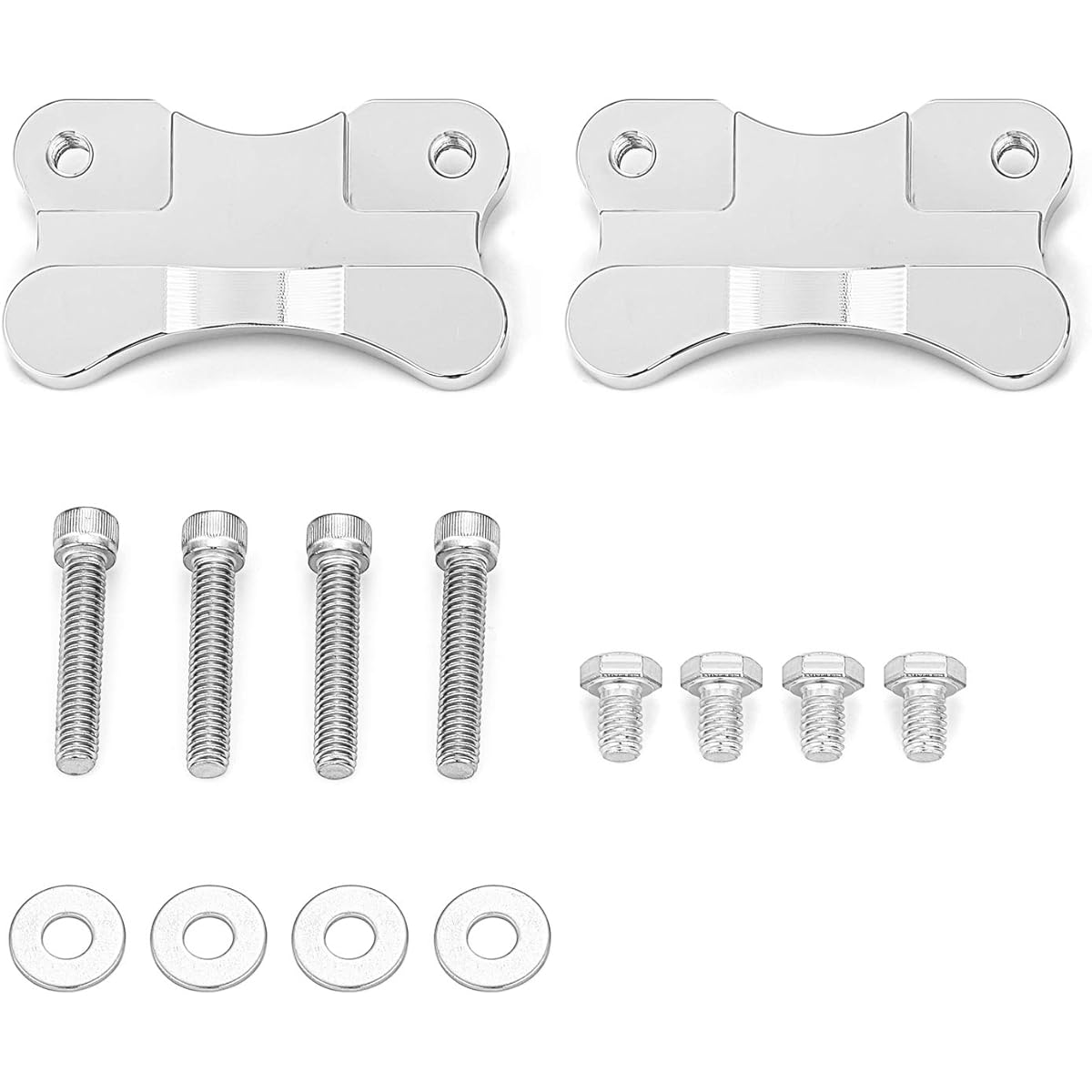 WSAYS Chrome Front Fender Riser Retailer Sperter Harley Softail 21 inch wheels