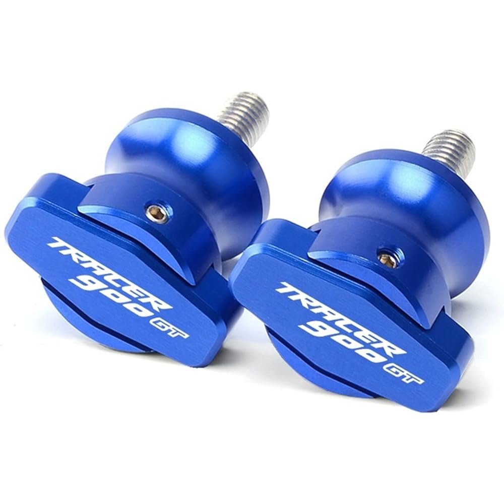 DOOREX M6 Motorcycle CNC Accessories Swingarm Spool Stand Screw Slider For Yamaha Tracer900GT Tracer700GT Tracer 900 700 GT 2016-2021 Swingarm Slider Spool (Size : 900GT Blue)