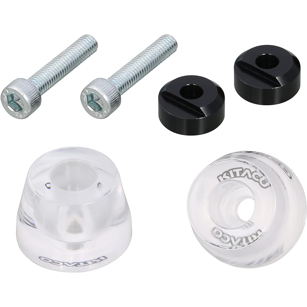 KITACO Clear Bar End Cap (White) Super Cub 50 Pro/110 Pro, Cross Cub 50/110 506-1154080