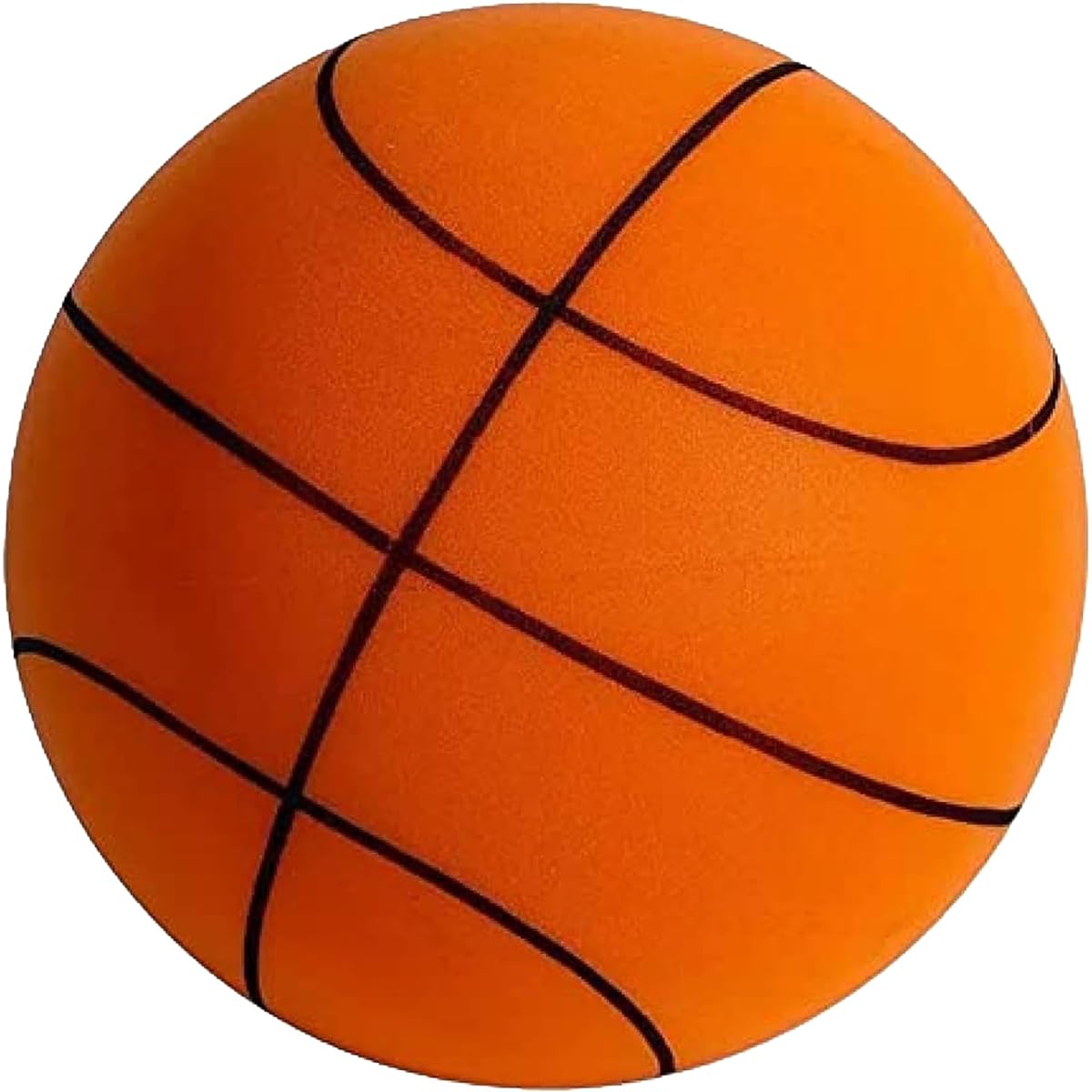 Rikopin Silent Basketball Silent Ball Urethane Foam Toy Children's Ball Sponge Ball Indoor Sports Practice Ball Basketball