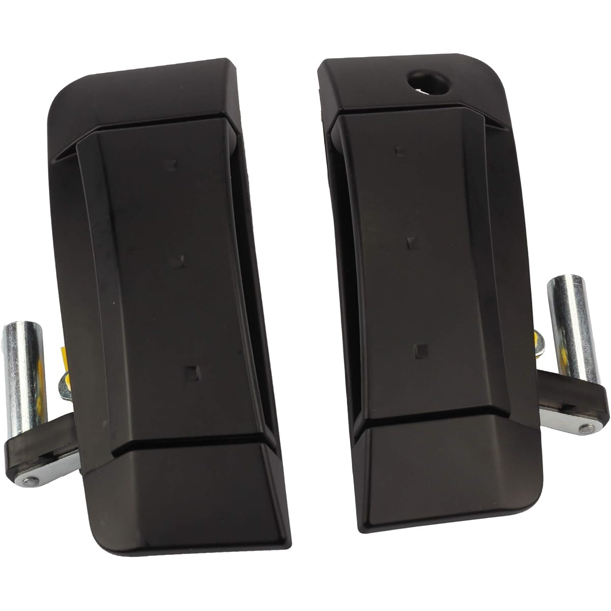 DASBECAN 1 Pair left driver and right-handed seat side external door handle kit replacement Nissan 350Z 2003-2009 Replacement # 80607-CD41E 80607-CD400 (black)