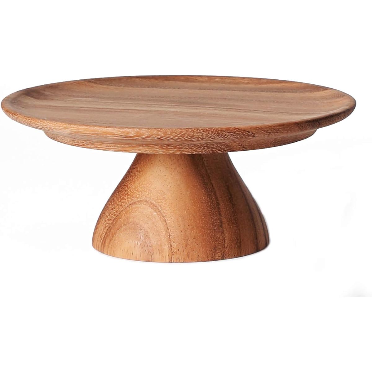 Swanson Shoji Chabatree Cake Stand Wooden M Marinetopia Acacia Approx. Diameter 21.5 x Height 10cm Footed Plate Afternoon Tea Party CU-029