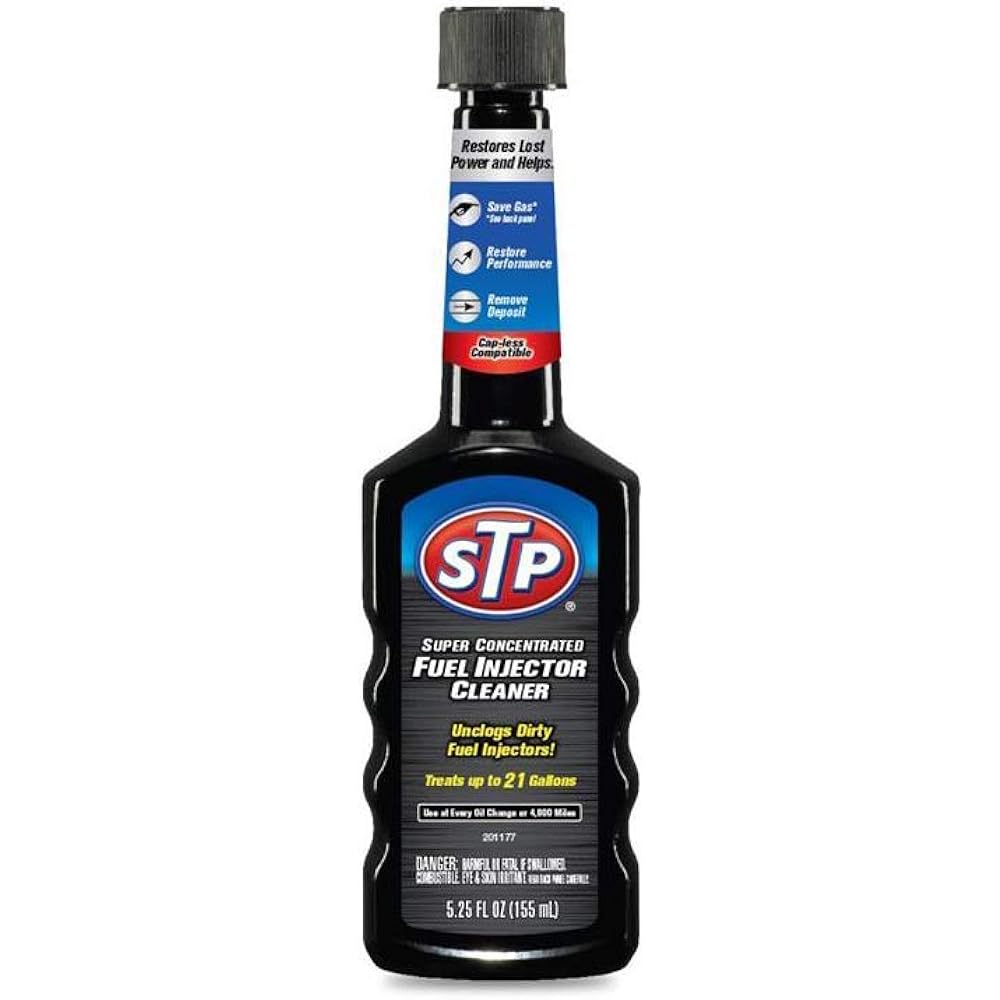 Fuel Injector Cleaner, Super Concentrated, Bottles, 5.25 Fl Oz, Pack of 12