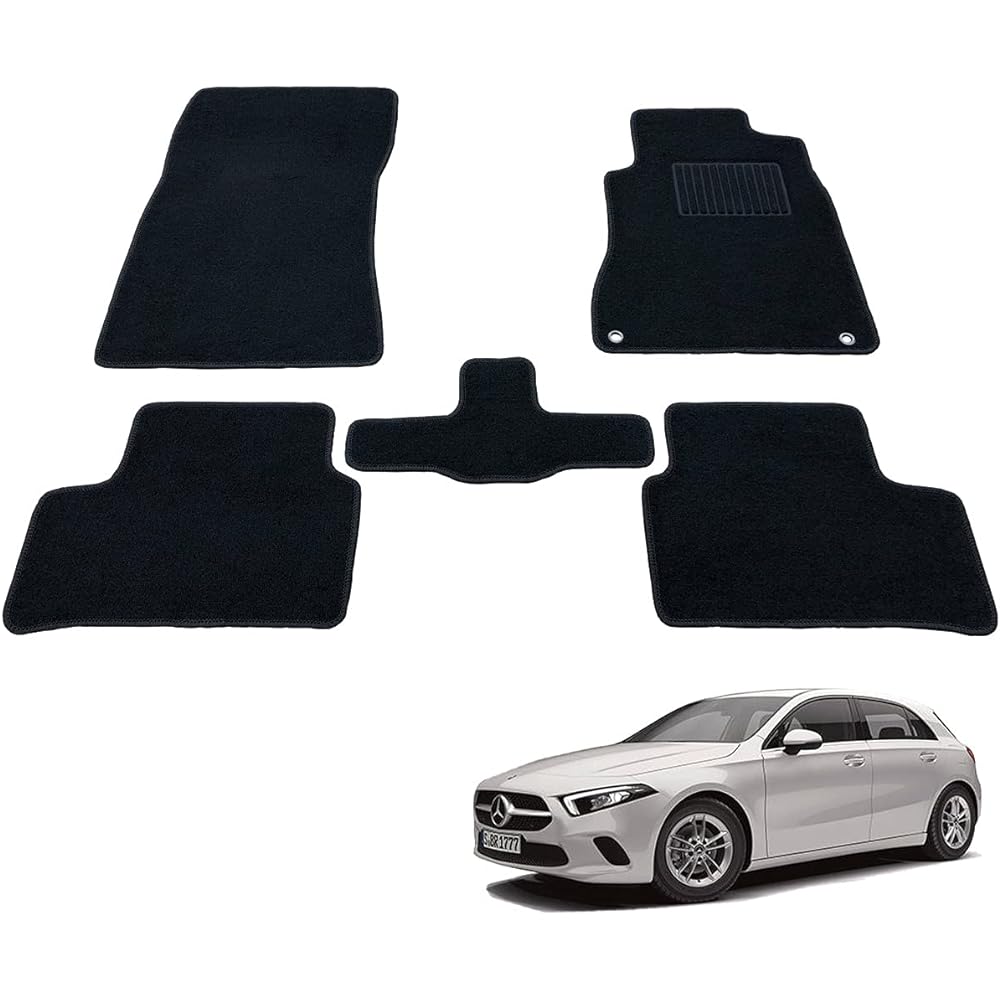 Fenice Car Mat Floor Mat Domestic Production (Mercedes Benz A Class W177) For Right Hand Drive Black Anti-Slip Shape Resistant to Slip Car Mat (Car Parts Specialty Store)