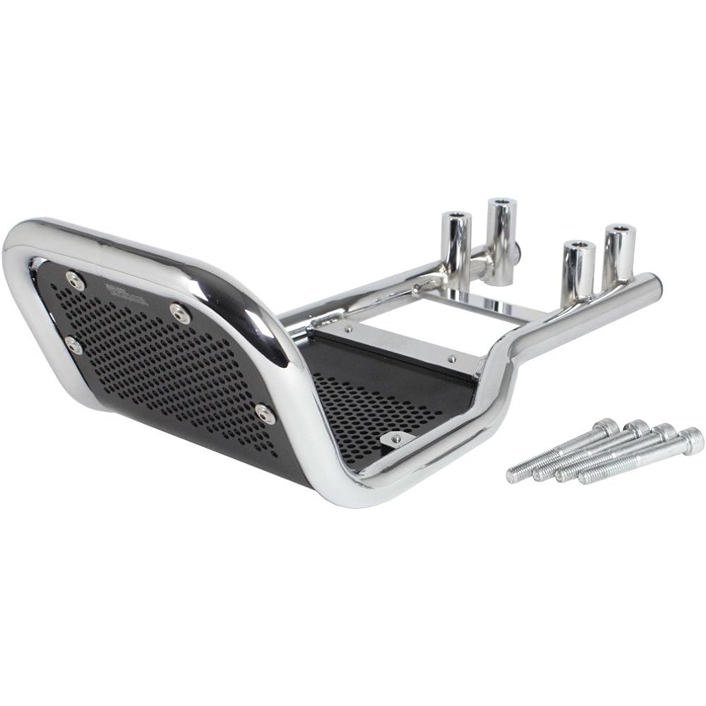 Special Parts Takegawa Engine Guard Kit Chrome Plated/Black Alumite Cross Cub 50 (AA06) Cross Cub 110 (JA45) 06-00-0009