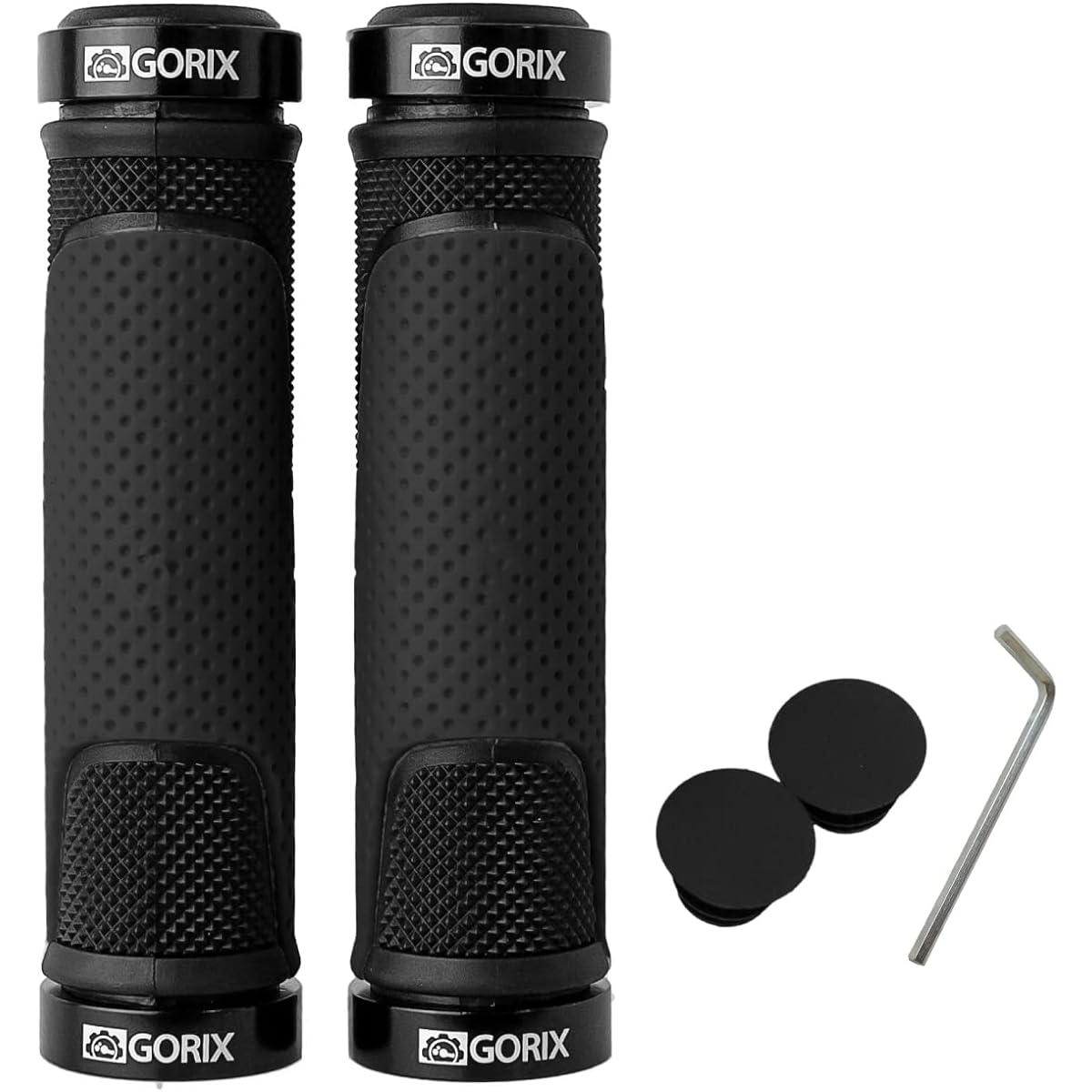 GORIX Bicycle Grip [Double Lock-on Grip Cross Bike MTB Bicycle] Soft GX-776AD3-L2-G2