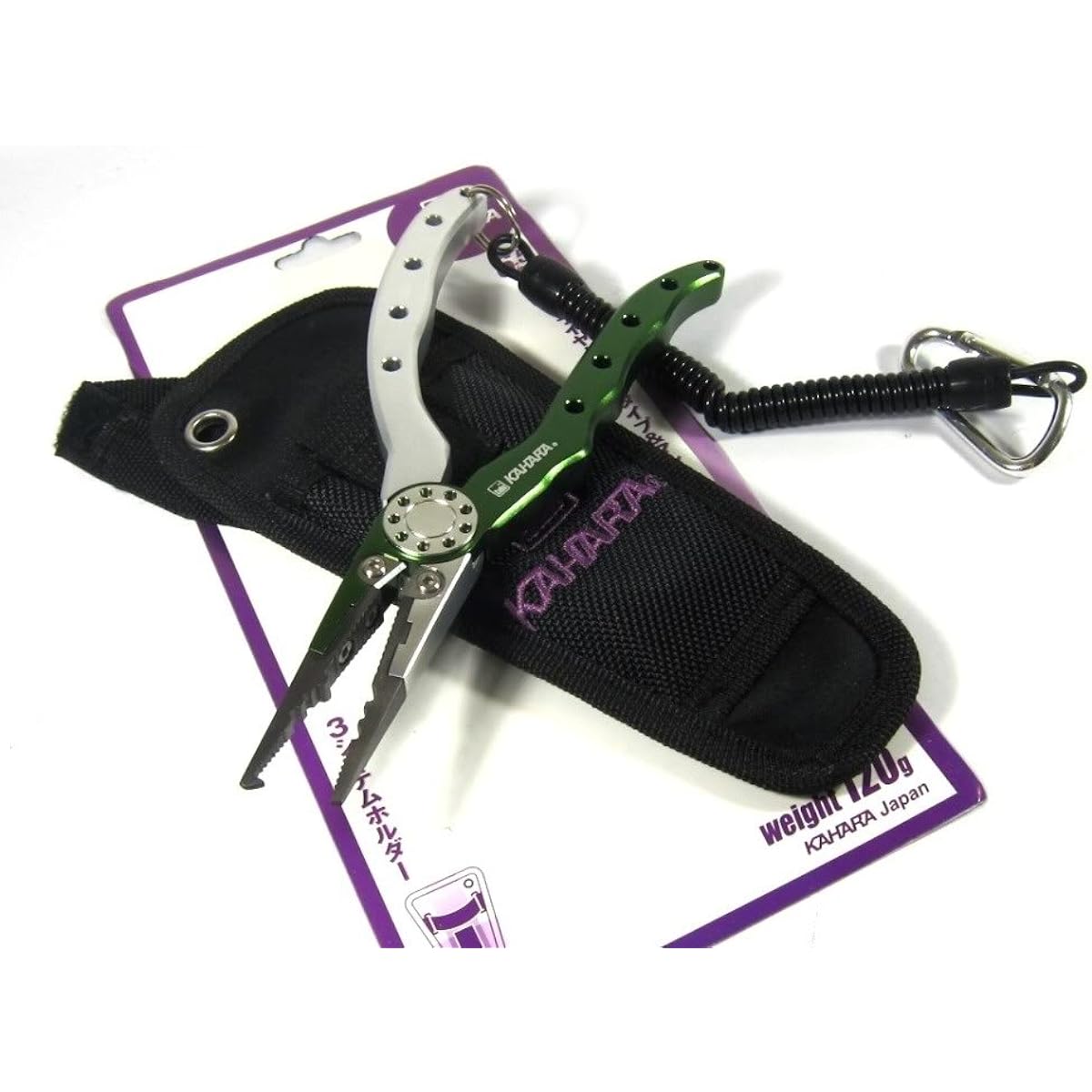 KAHARA 6.5inch aluminum pliers slim type & multi-belt holder