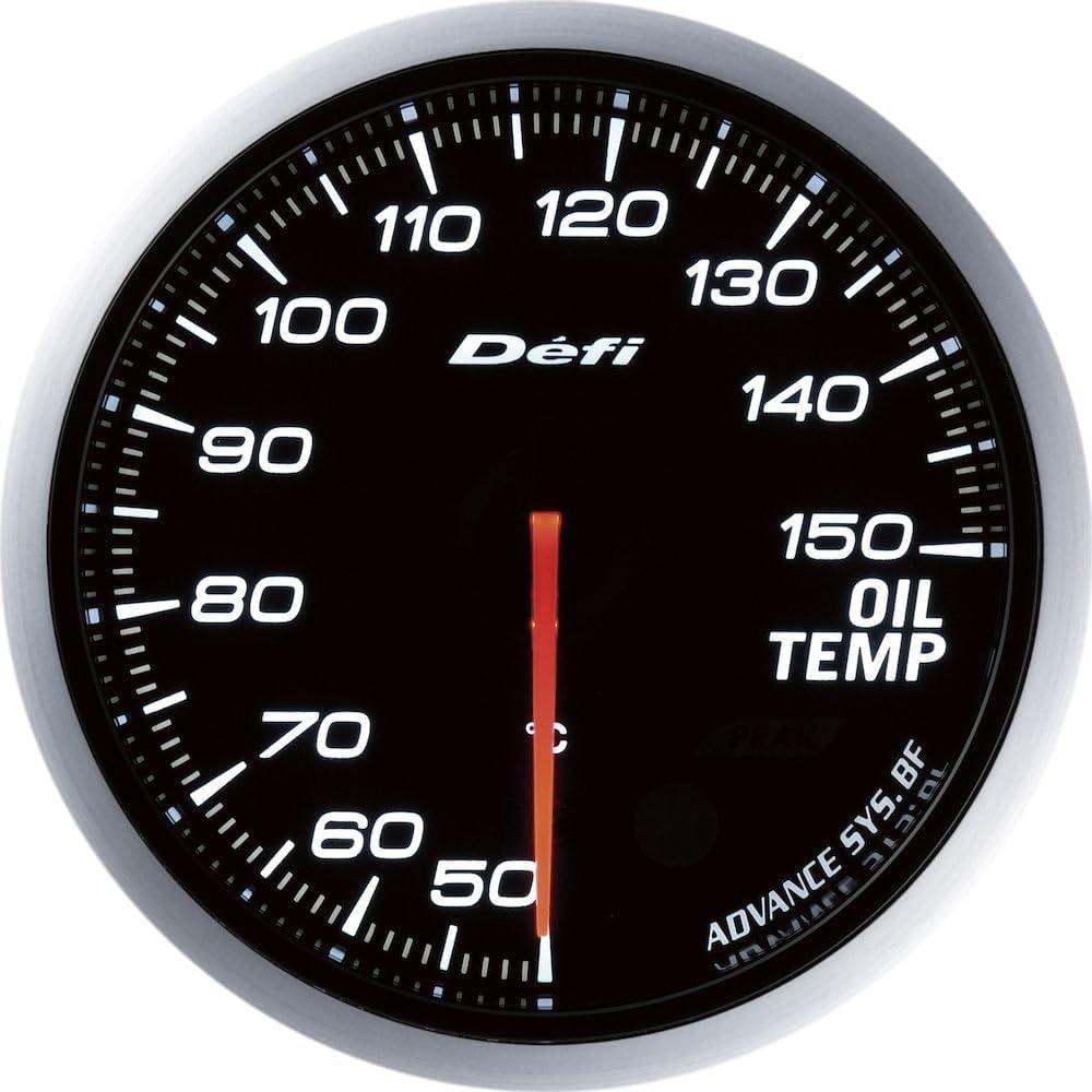 Nippon Seiki Defi Meter [Defi-Link ADVANCE BF] Oil Temperature Gauge (Amber Red) DF10402