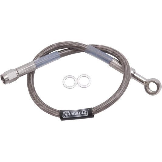 Russell 657012 9 inch 10mm banjo-3AN brake hose