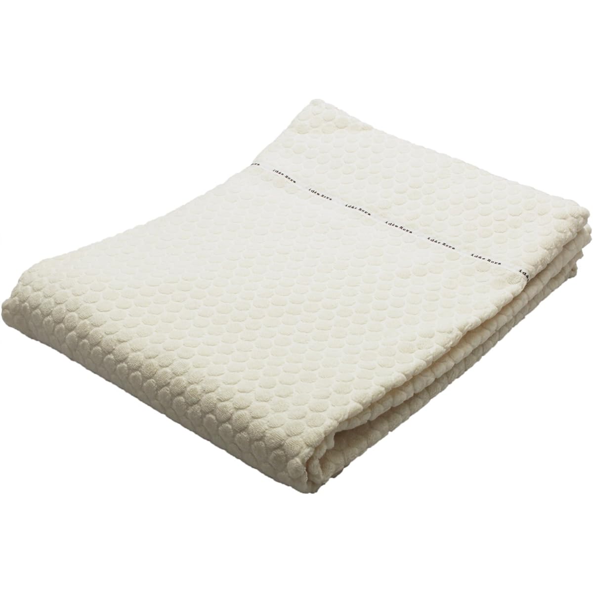 Imabari Towel Towel Blanket Idesola Natural Time Dot Ivory Single (Approx. 140 x 190cm) IZ0158