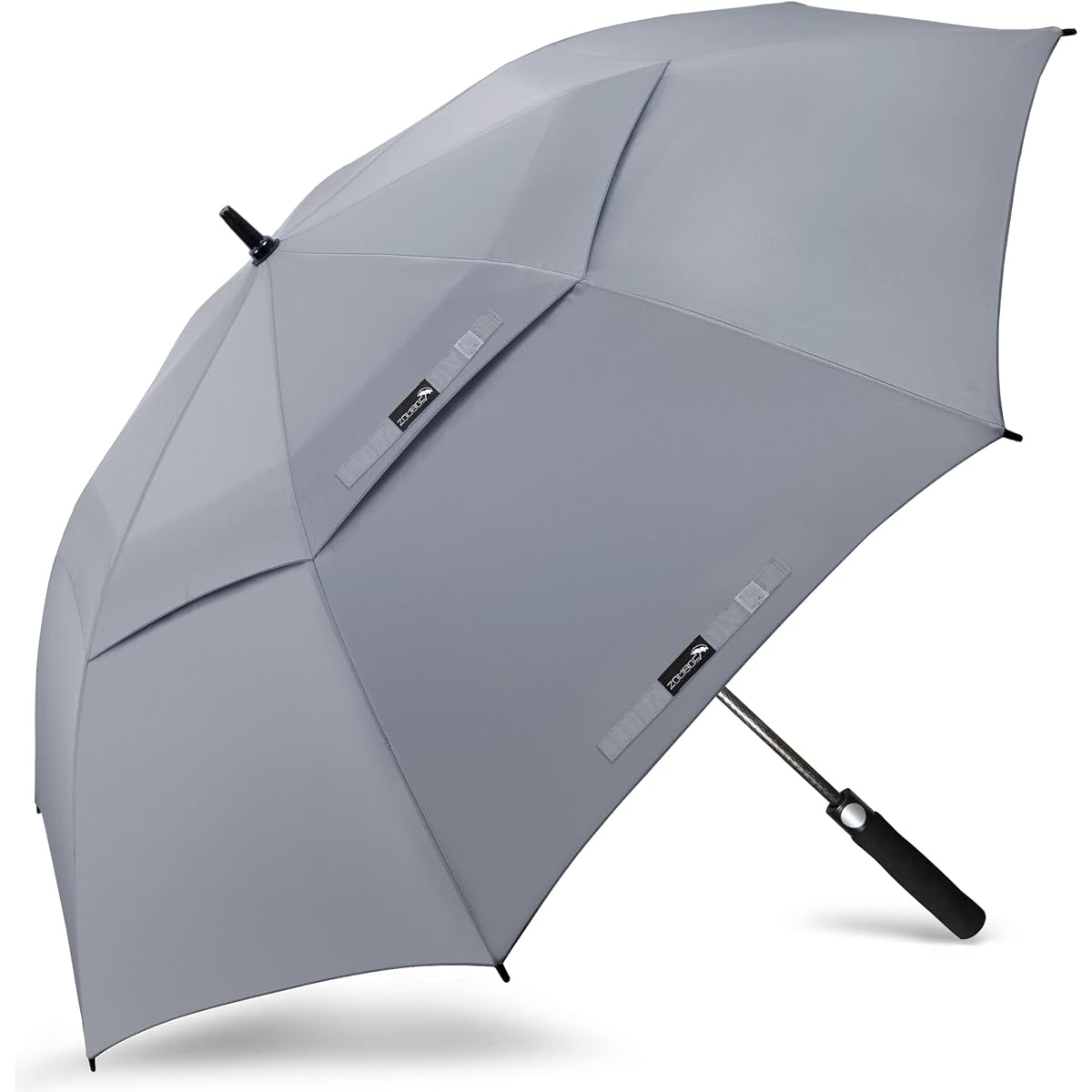 ZOMAKE Long Umbrella, Golf Umbrella, 62/68 Inch Arc Length, Large, Stylish, Double Layer Construction, Super Water Repellent, Wind Resistant, One-Touch, Durable, Protects Against Strong Winds, Heavy Rain, and Rainy Season, Men's Umbrella, For Sunny or Ra