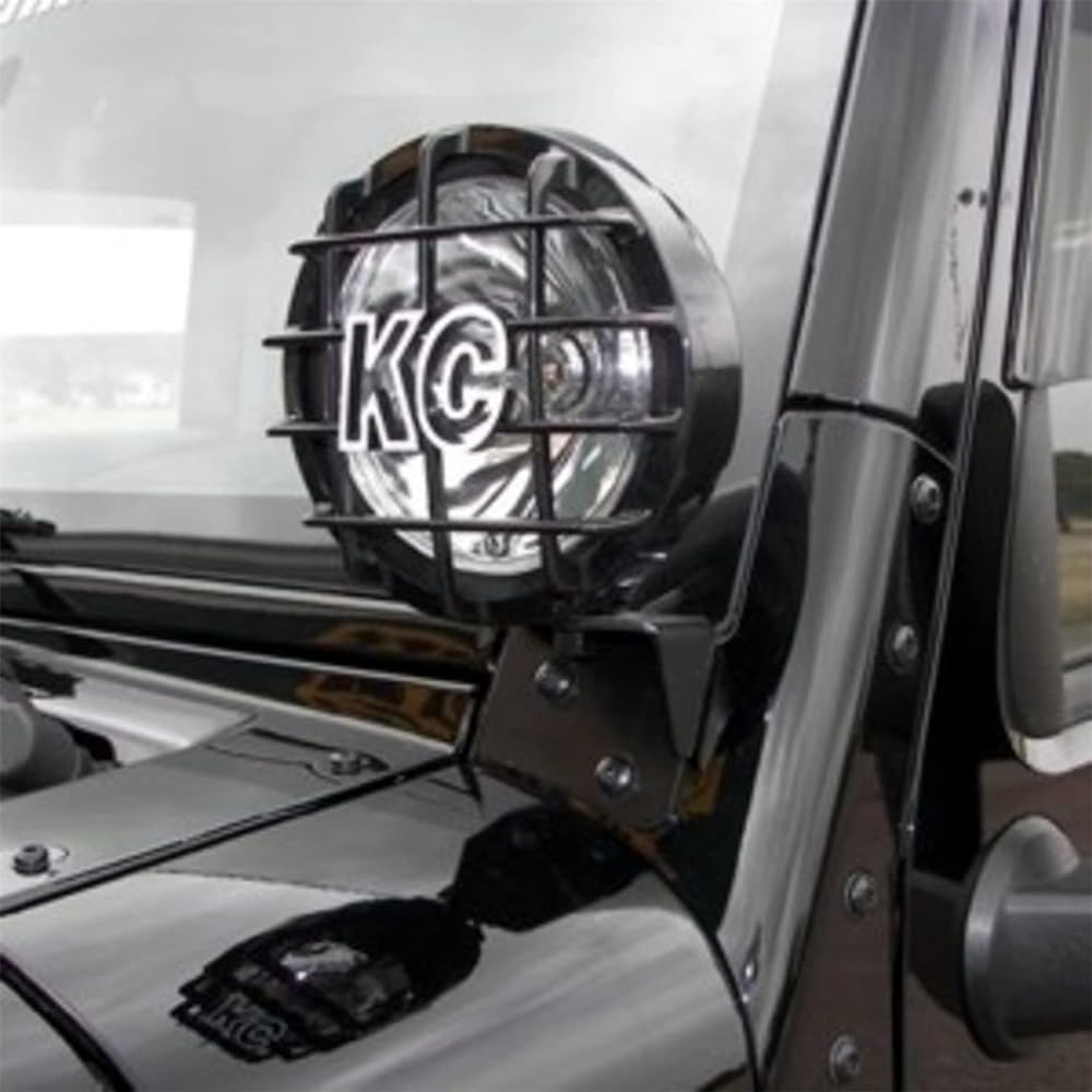 KC HILITES 7316 2007-2014 Greangler JK windshield hinge light mount bracket -2 inch set
