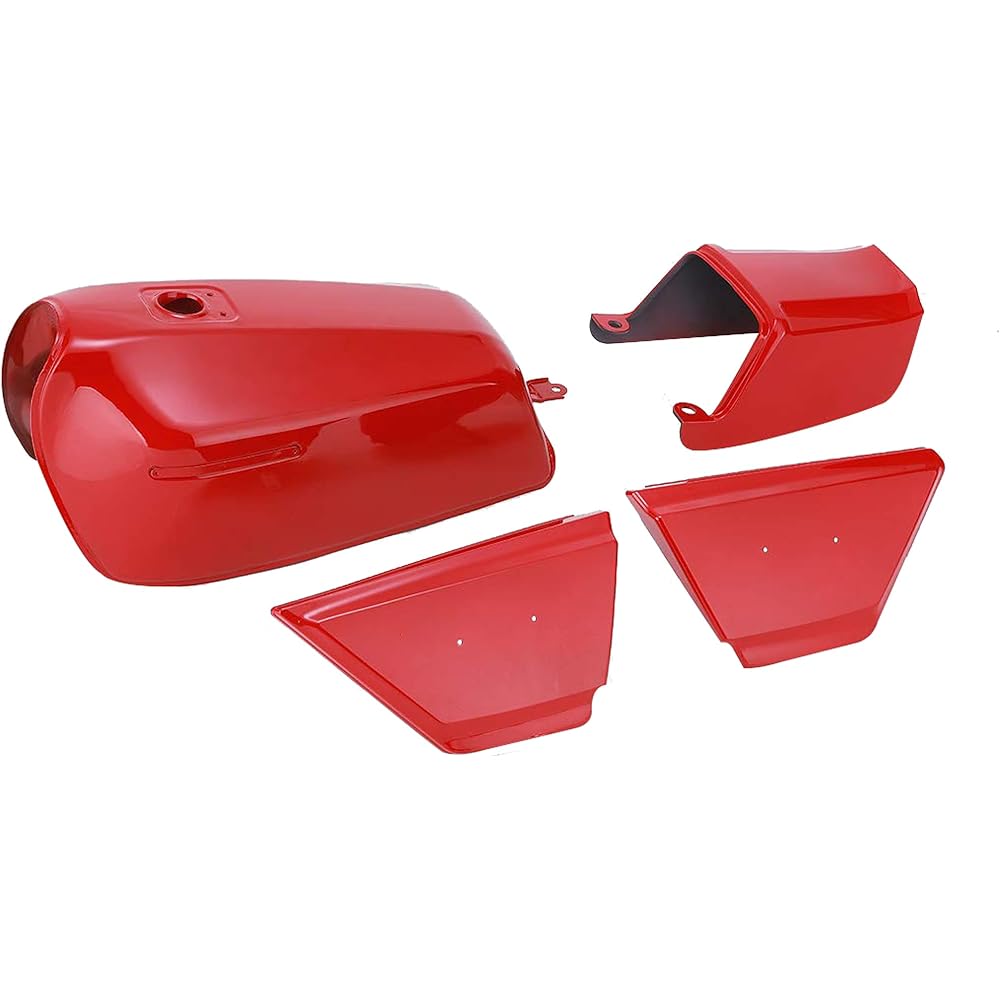 CHERRY [566] Z400FX Replacement Exterior Set Red Tank/Side Cover Left/Right/Tail Cowl TANKSETFX-RD