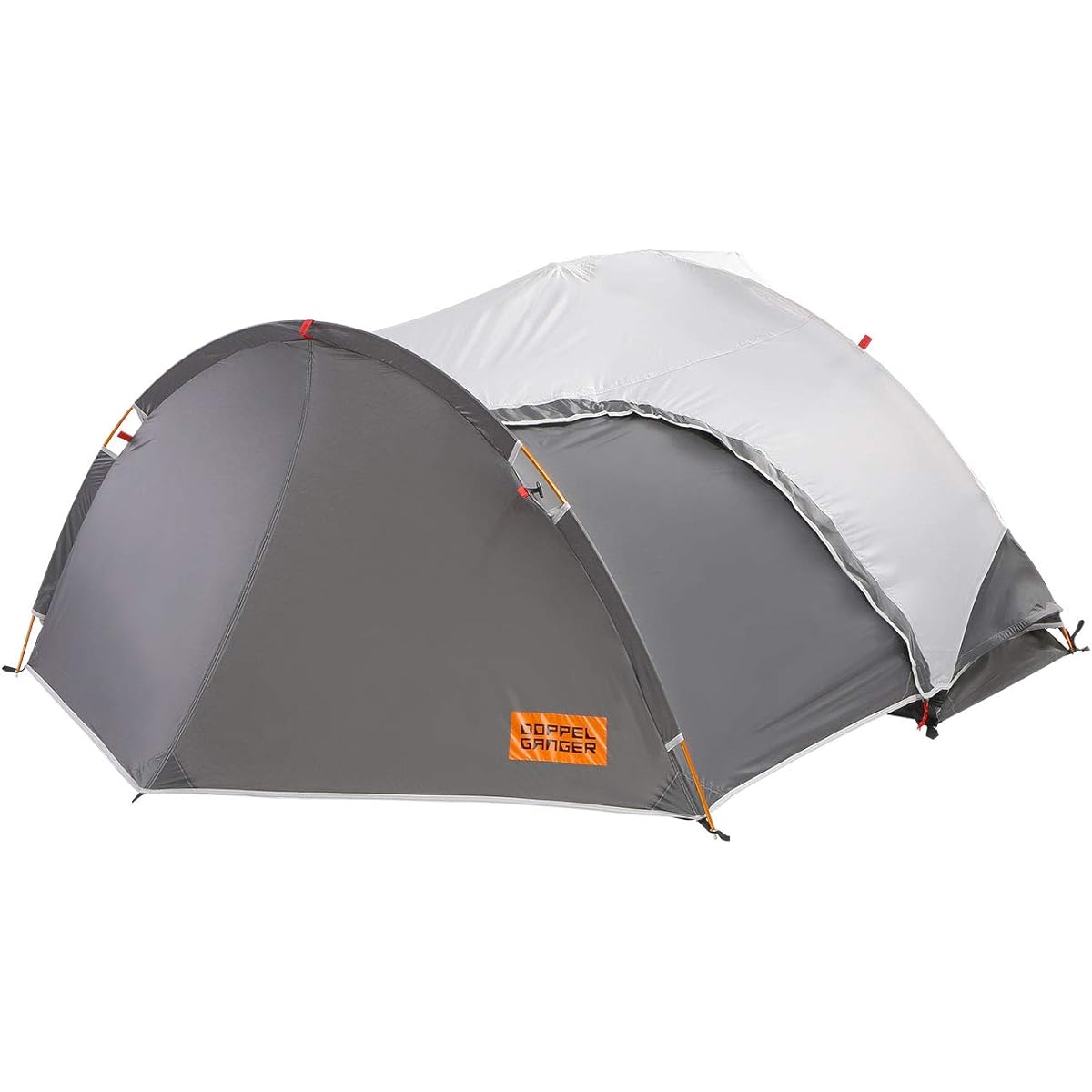 [Bike Touring Tent 1] Doppelganger For solo camping touring on a motorcycle Closing dimension 45cm Double wall simple setup Spacious front room Inner tent and ground sheet included DBT531-GY Gray