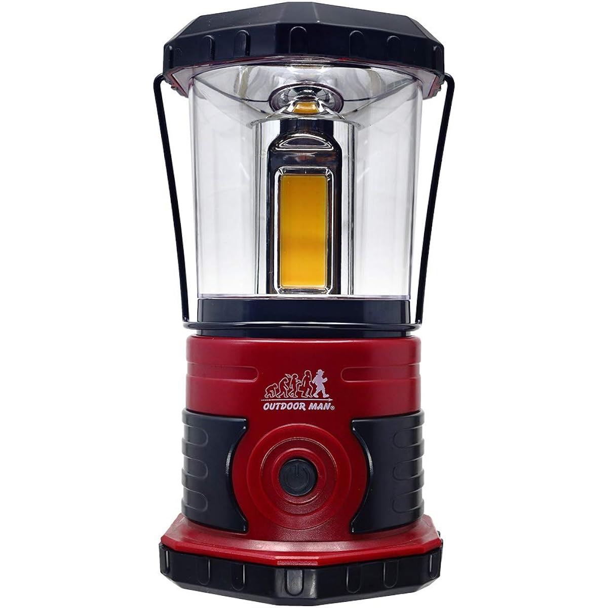 OUTDOOR MAN 1000 Lumens Lantern Red KOLT-003R | BBQ Outdoor Glamping Lantern 4 Modes | Illuminates the area with dazzling light