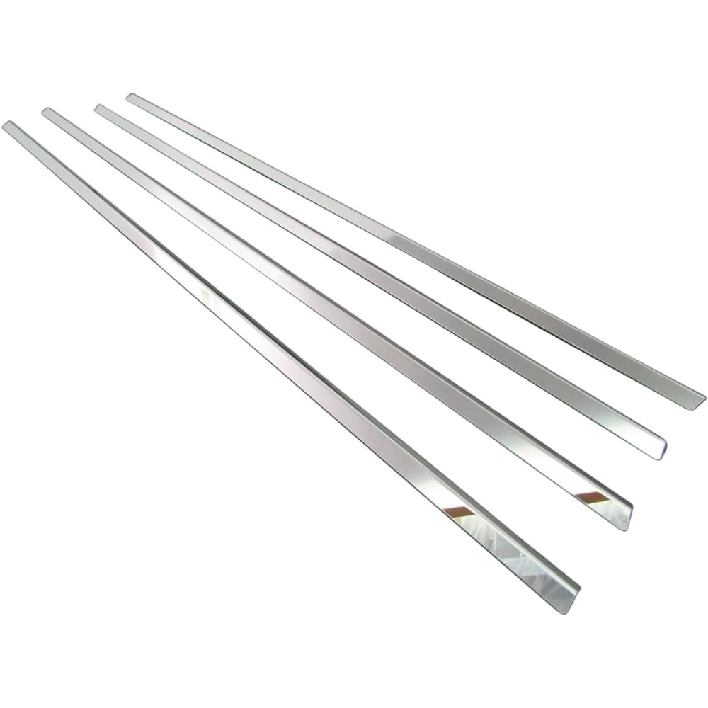 BRIGHTZ Vanguard ACA GSA 30 Series Super Mirror Chrome Plated Stainless Steel Window Mall 4PC [WIN-SIL-039] Vanguard 3350