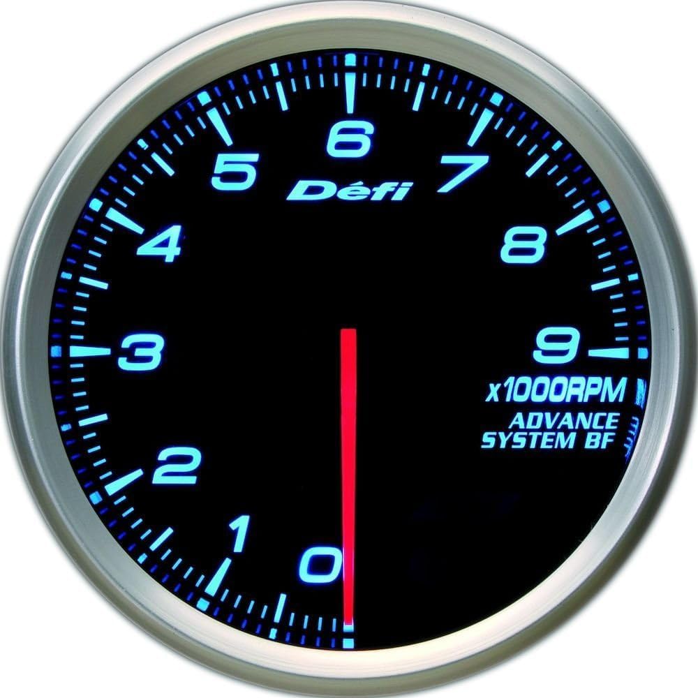 Nippon Seiki Defi Meter [Defi-Link ADVANCE BF] Tachometer 80φ 9000rpm (Amber Red) DF10902