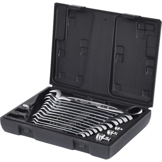 KS TOOLS GEARplus 16 pcs Reversing Combination Ratcheting Spanner Set GEARplus reversing combination ratcheting spanner set16 pcs 503.4666