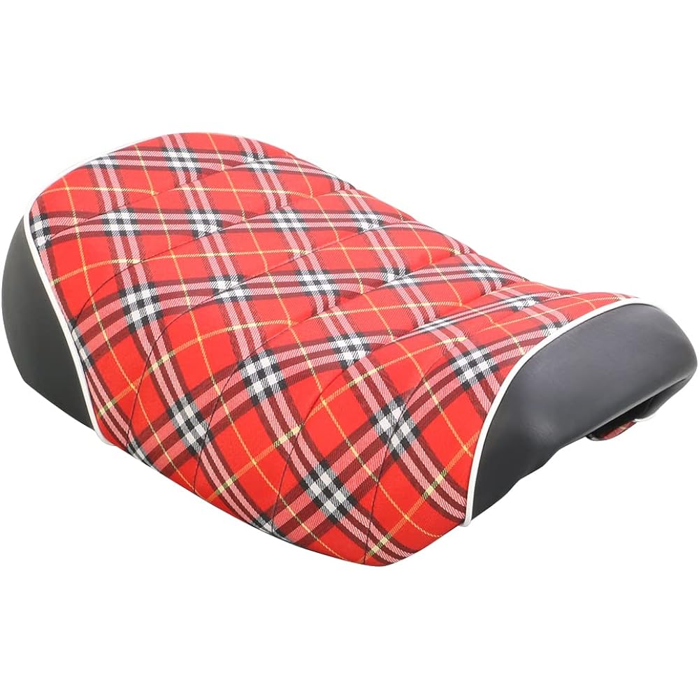 KITACO Tuck Roll Sheet (White Piping/Check Pattern) Monkey 125 (JB02) 610-1300190