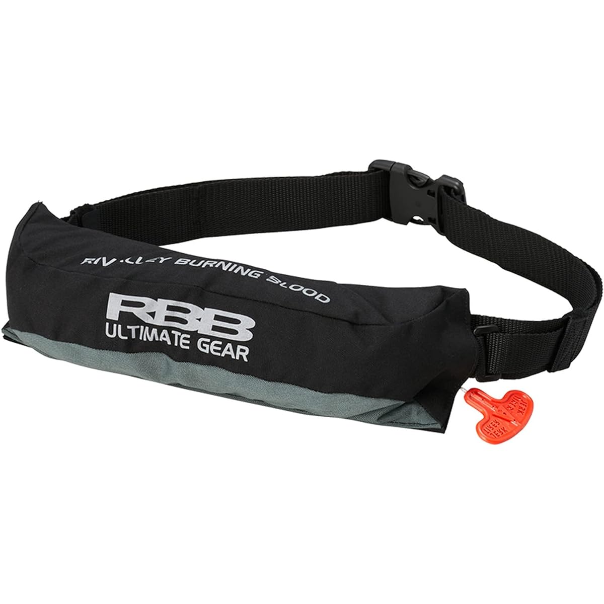 SOSHIN 7658 RBB Automatic Inflating Air Life Pouch II Black Free