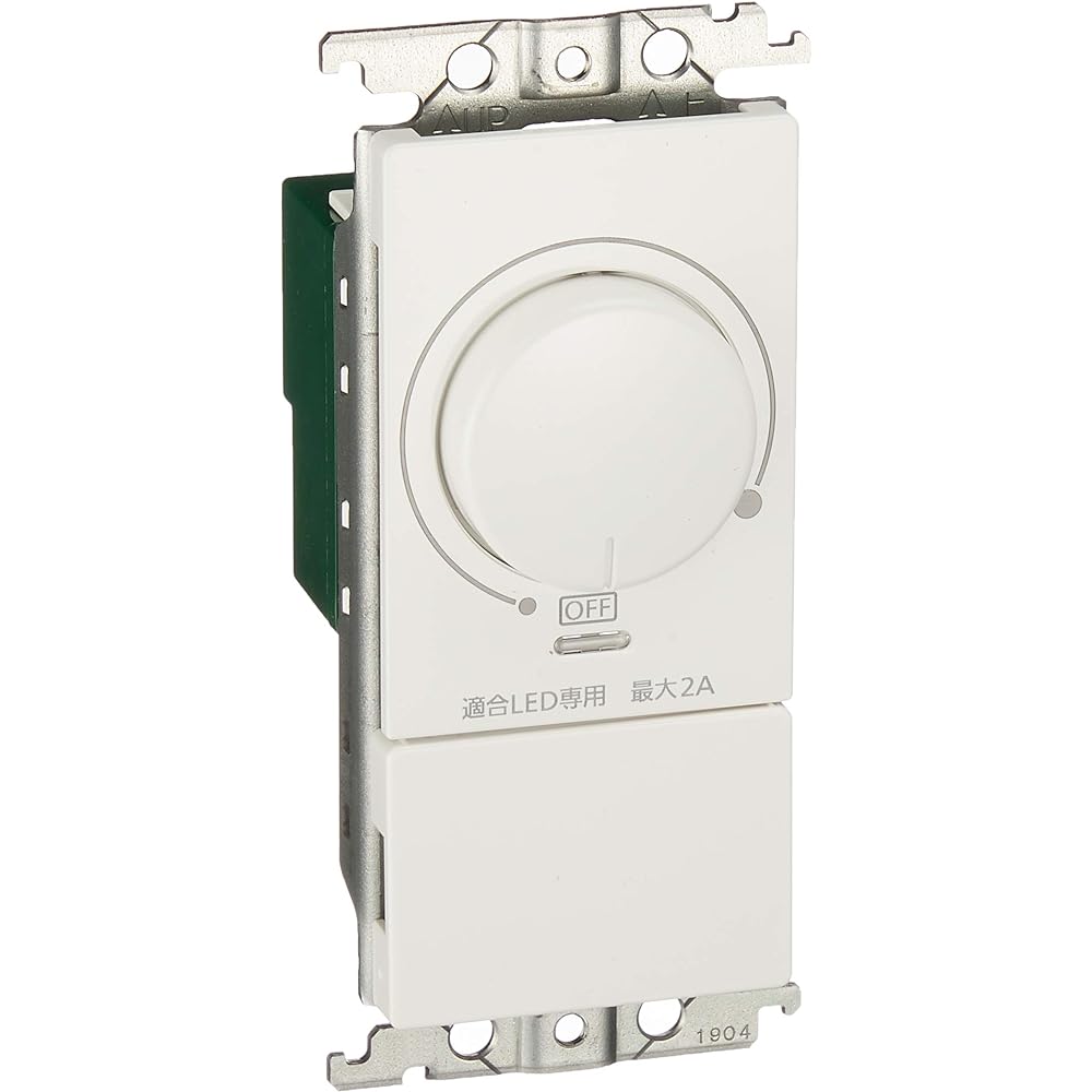 Panasonic Wide LED Recessed Reverse Phase Dimmer Switch B WT57572W