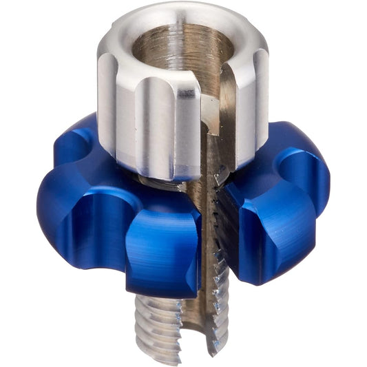 BIKERS Clutch Cable Adjuster Rebel 250 ZX-25R CBR250RR Ninja250 YZF-R25 Small Size Machined Aluminum Blue BK-C0405-BLU