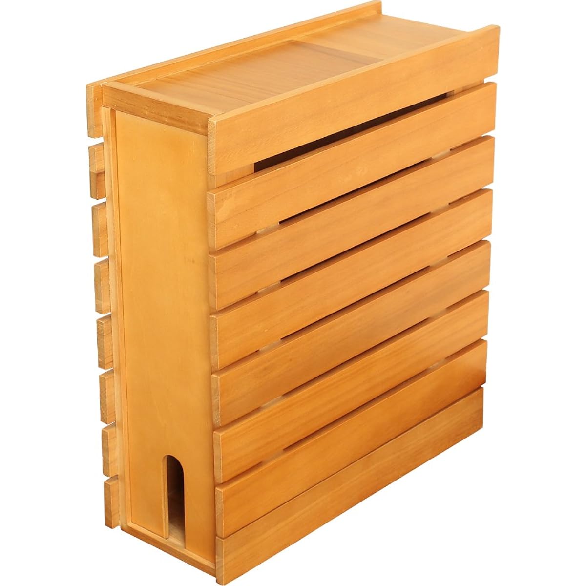 OSMAC Cable Box Natural Router Storage Wifi Outlet LTRB-1635LB