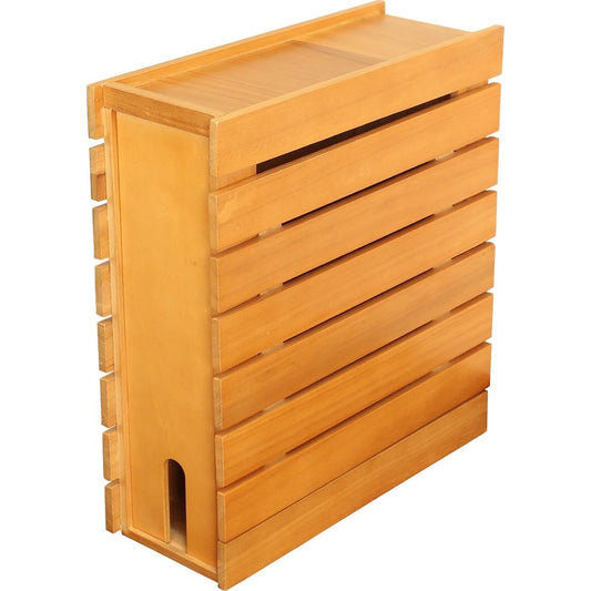 OSMAC Cable Box Natural Router Storage Wifi Outlet LTRB-1635LB