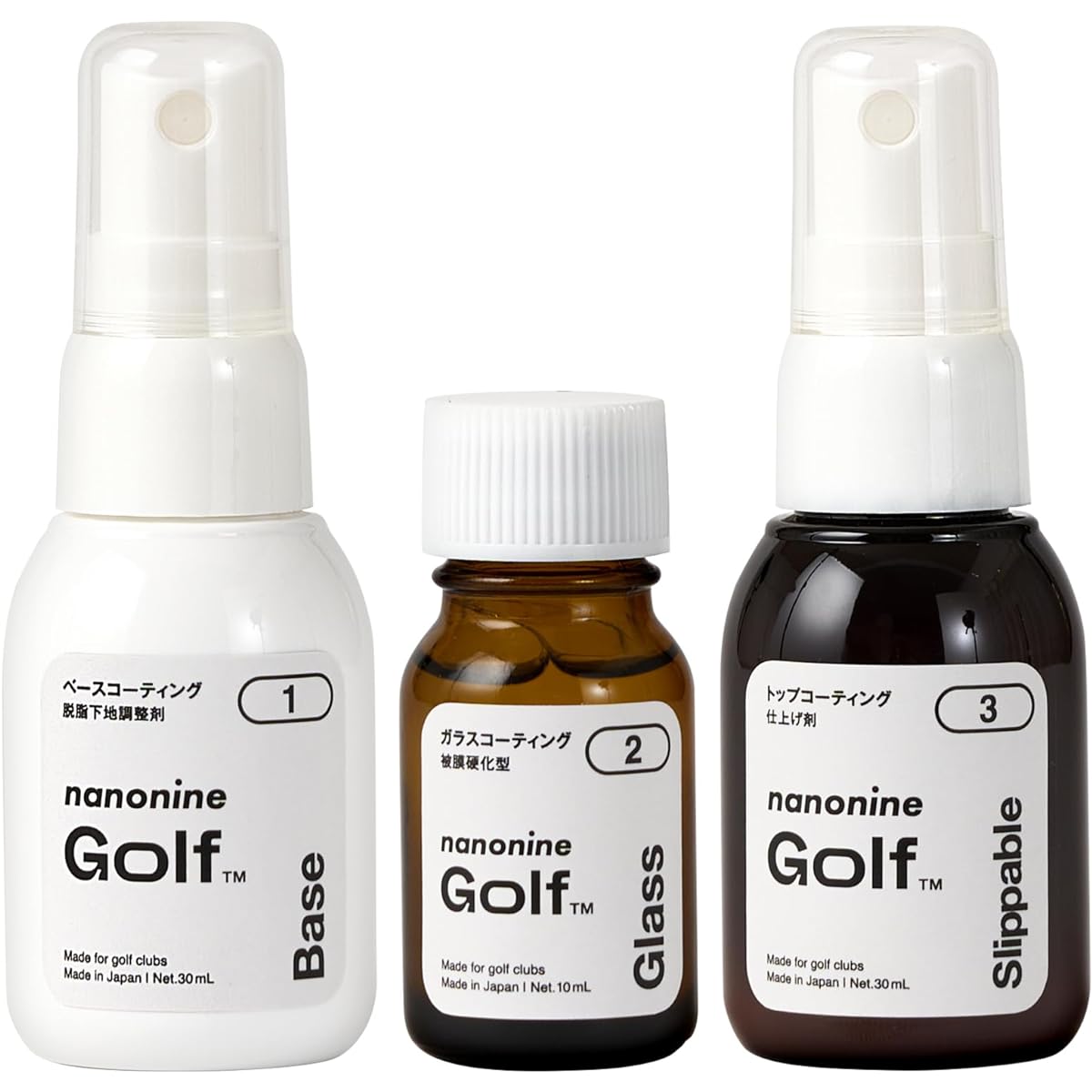 [Nano Nine Golf] Coating for golf clubs, professional finish easily at home [Made in Japan]