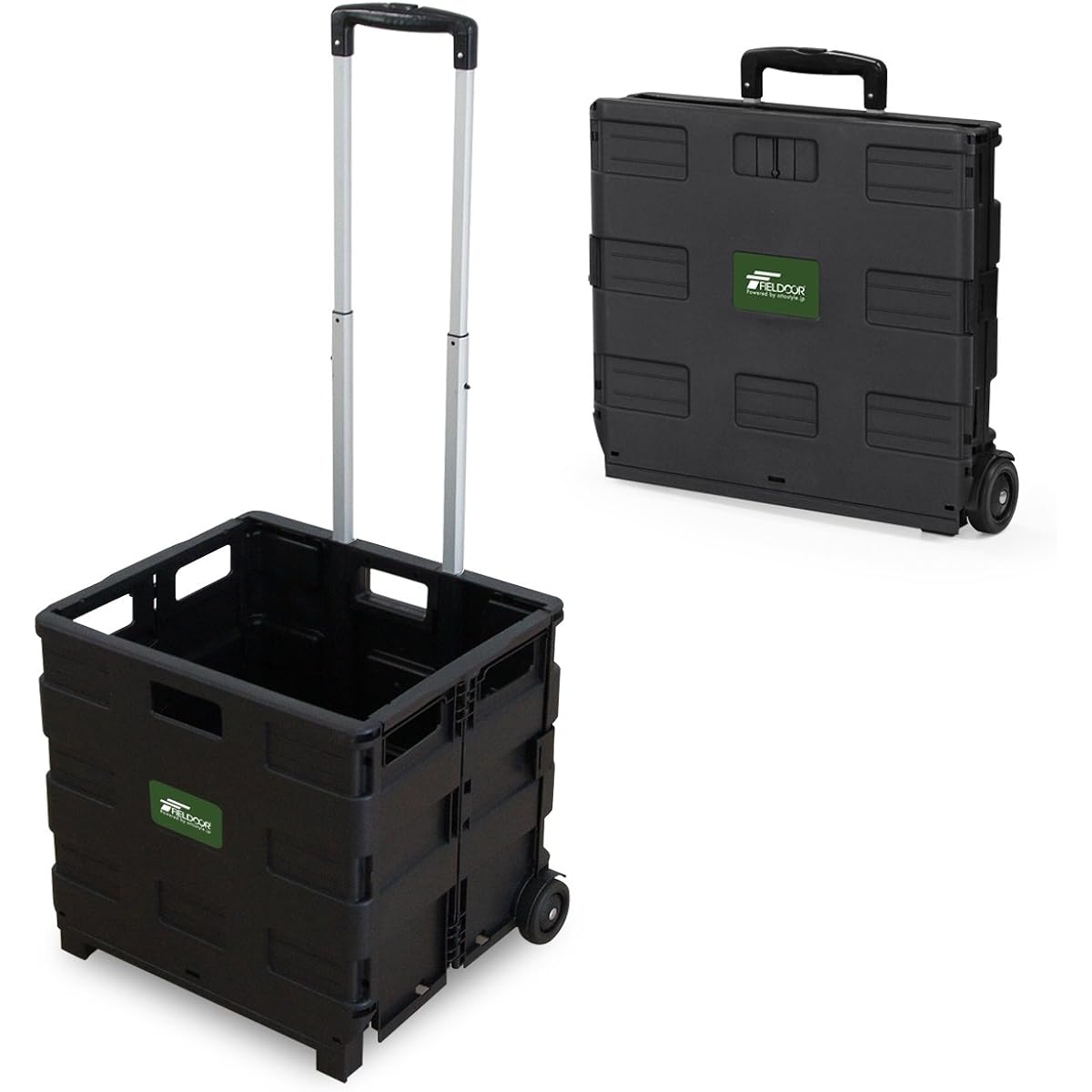 FIELDOOR Folding Carry Cart, Load Capacity 35kg, Pop-out Prevention, Easy Assembly, Easy Installation