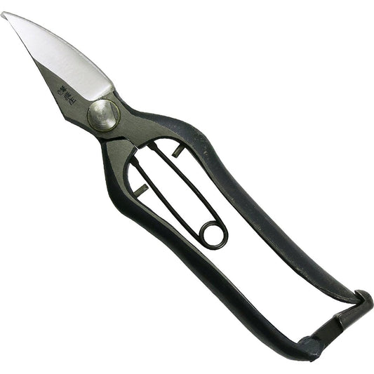 Tobitsuka Scissors Tobisho Single-Edged Bud Cutting Scissors with Metal Clasp 180mm