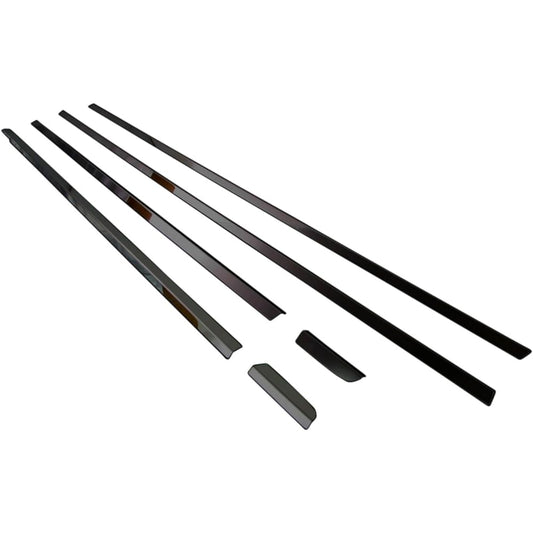 BRIGHTZ Odyssey RB3-4 Black plated stainless steel window molding 6PC [WIN-BLA-042] 3387