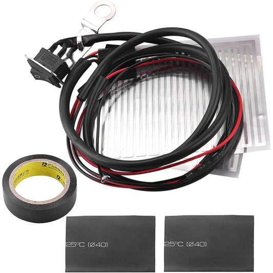 Motorcycle Grip Heater Handle Bar Heater Warmer Pad 12V Heat Grip