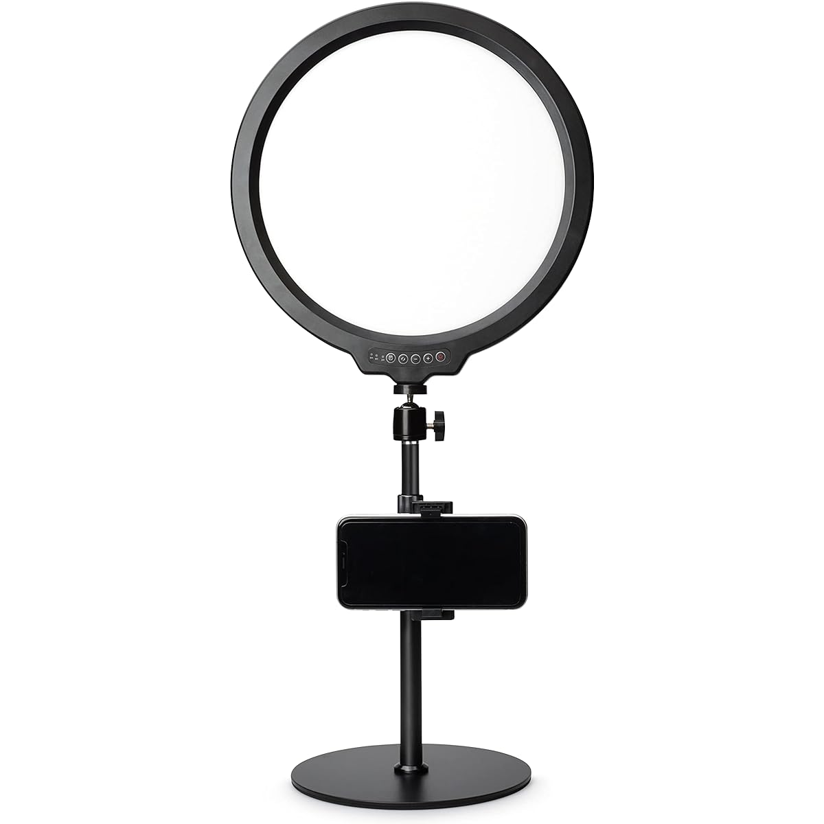 Kenko KL-05PL LED Light, Non-dazzling 12-inch LED Panel Light, 9 Dimming Levels, 3 Color Toning Levels, Off Timer Function, Smartphone Holder Included, USB Type-C Power Supply