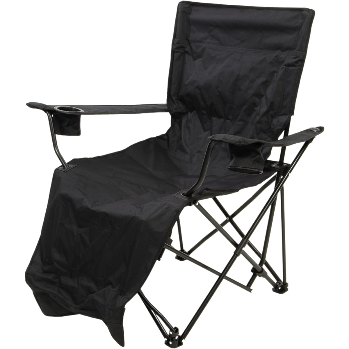 Takeda Corporation [Outdoor Chair Reclining Foldable] Black Approx. 94 x 74 (74~124) x 96 (85~96) cm Easy Reclining Chair ERC23-94BK