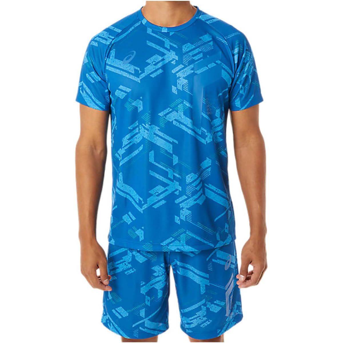[ASICS] Training Wear LIMO Dry Graphic Short Sleeve Shirt 2031C891 Men's