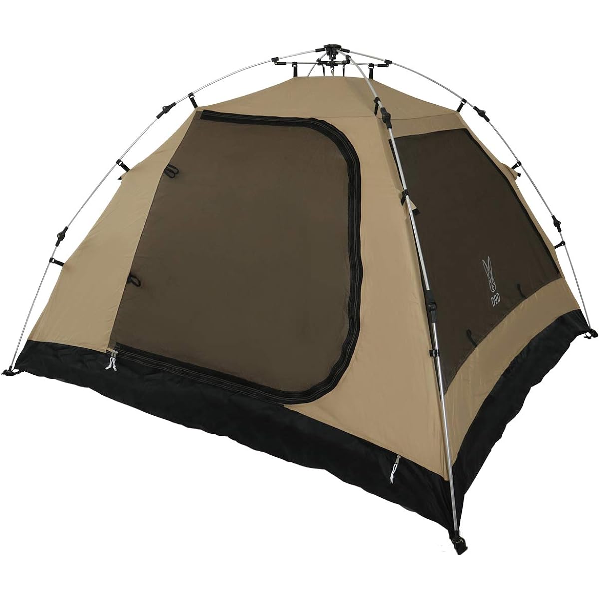 DOD Kangaroo Tent S/M 100% Cotton Fabric One-Touch Structure Ground Sheet Included