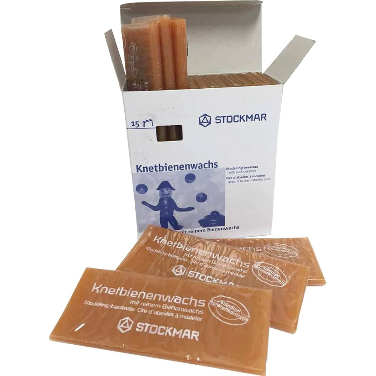 STOCKMAR Clay Beeswax Sheet Shape Beeswax Color Single Color 15 Pieces 27