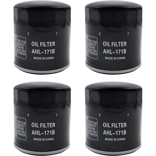 AHL [4 pieces] Motorcycle Oil Filter Oil Element Compatible Models: Harley Harley FXBB Street Bob/FXBR Breakout/FXBRS Breakout/FXFB Fat Bob/FXFBS Fat Bob/FXLR Low Rider 2018
