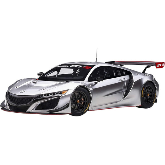 AUTOart 1/18 Honda NSX GT3 2018 Hyper Silver Finished Product 81897