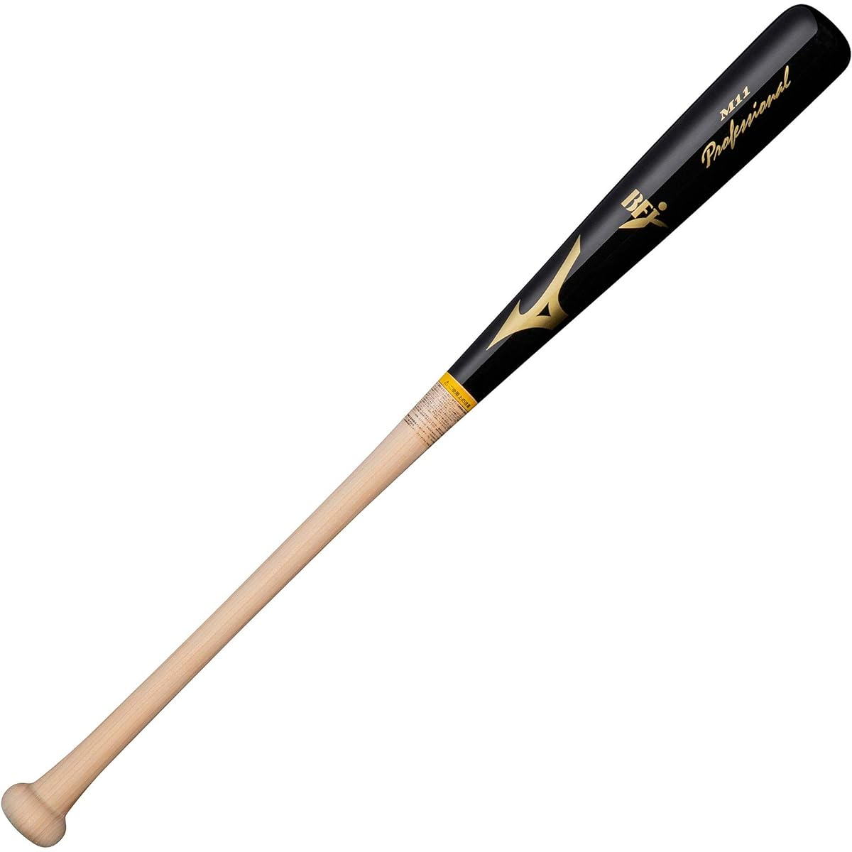 MIZUNO Hardball Wooden Bat Hardwood Professional 1CJWH17511 09 Black x Exposed Fabric M11 84cm