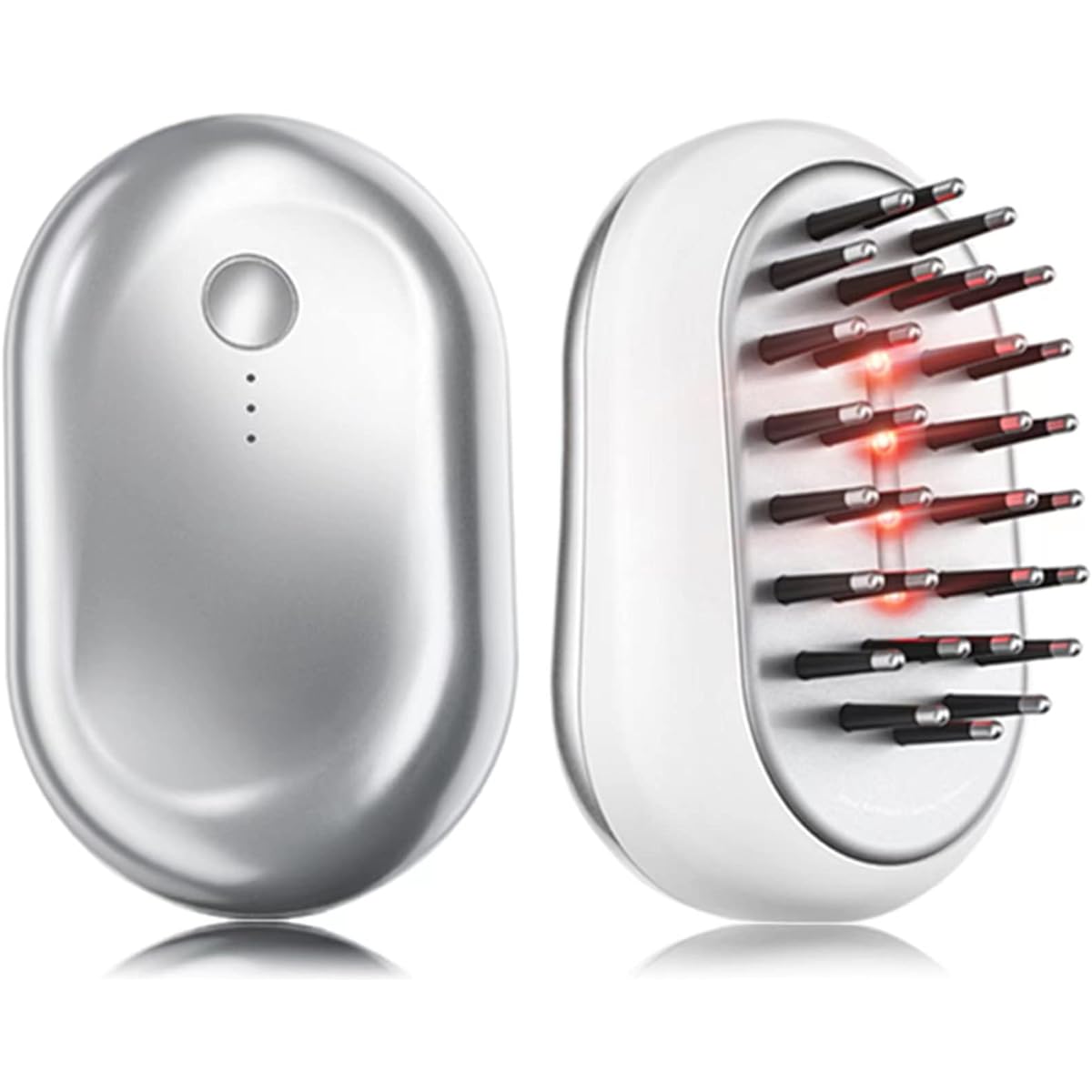 UJHOSLD Electric Brush, Electric Scalp Brush, EMS Function, Scalp Care Brush, 3D Vibration, LED Light Esthetics, Scalp Lift Brush, Scalp Care, Face Care, Facial Beauty Device, Waterproof, Comb, Beautiful Hair Care, Full Body Suitable, For Home Use, Busin