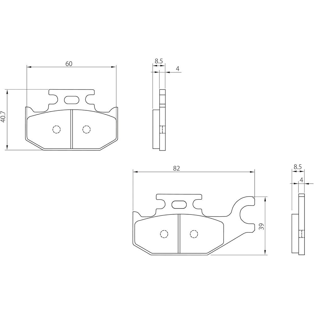 Daytona Motorcycle Brake Pad Golden Pad