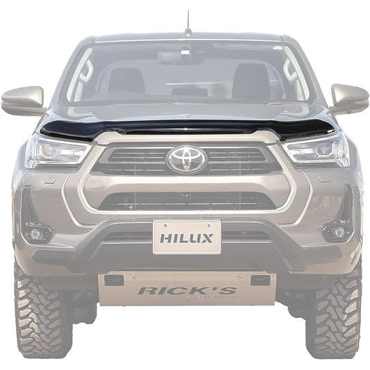 Airplex Toyota Hilux GUN125 Bug Guard, Late Insect Repellent, HILUX Smoke, Japanese Installation Instruction Manual Included