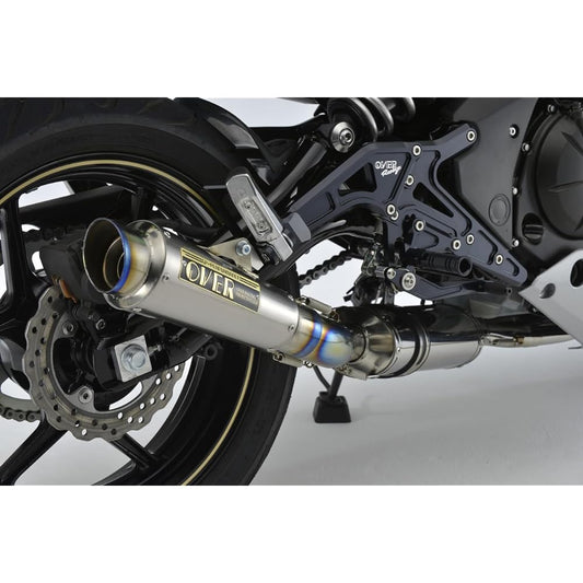 OVER RACING Full Exhaust Muffler GP-PERFORMANCE RS Complete Titanium Ninja400(14-) 25-721-01